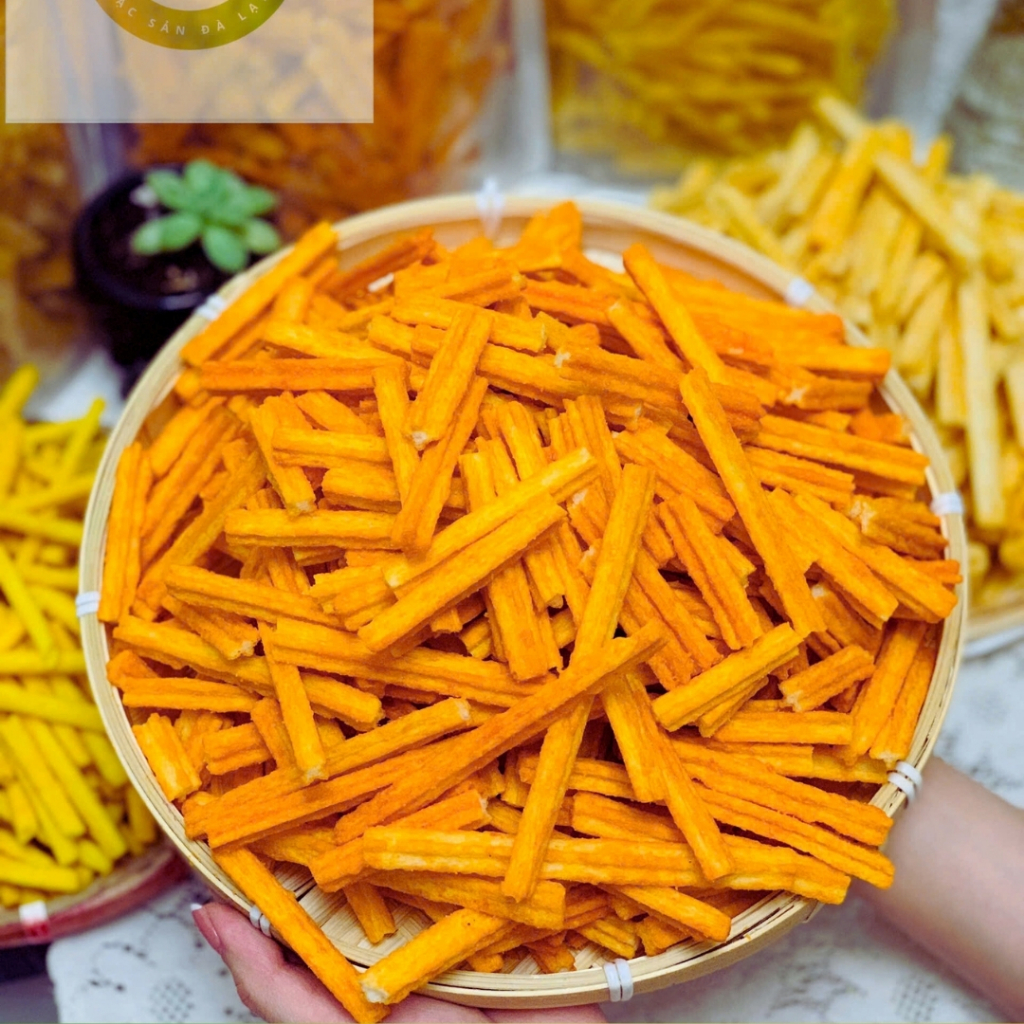 Snack Khoai Tây Phô Mai Ngọt AMAI- Khoai Tây Sấy Giòn Rụm Đồ Ăn Vặt Văn Phòng Bán Chạy