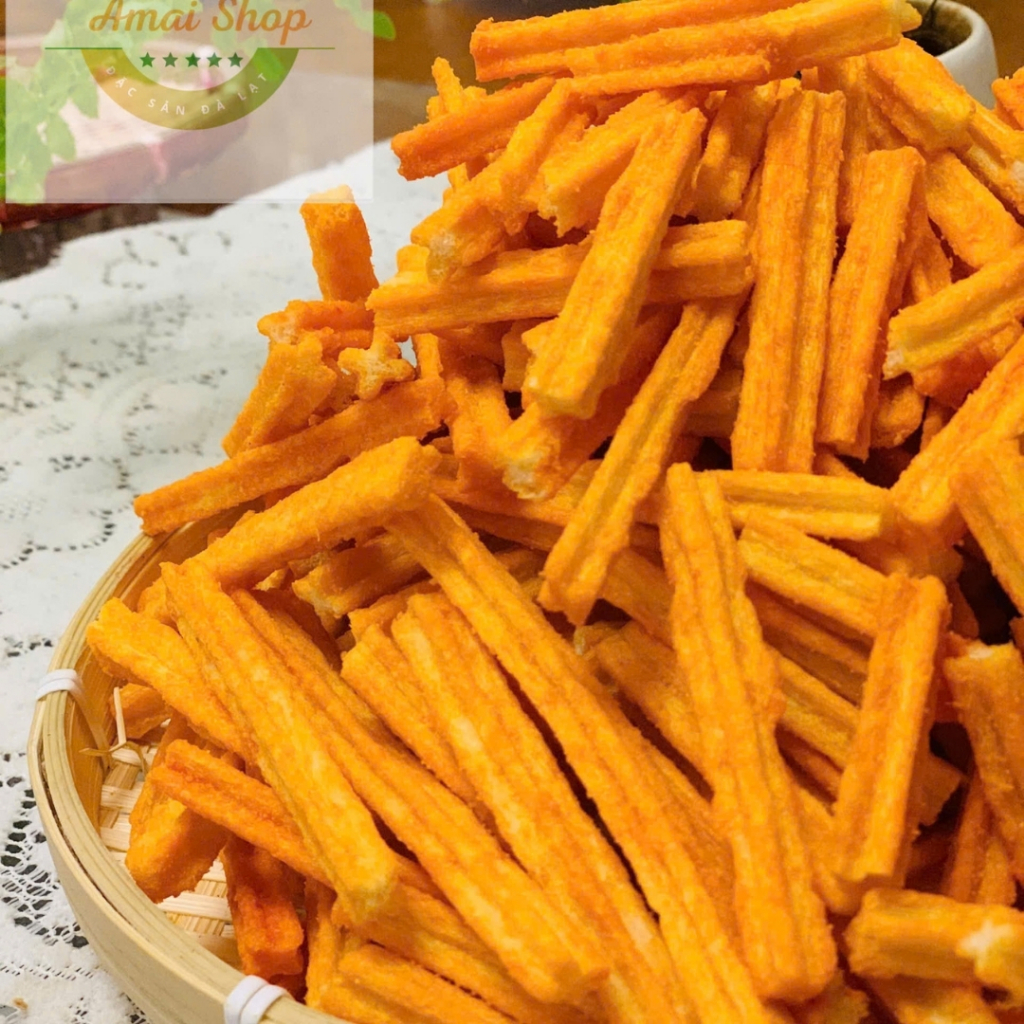Snack Khoai Tây Phô Mai Ngọt AMAI- Khoai Tây Sấy Giòn Rụm Đồ Ăn Vặt Văn Phòng Bán Chạy