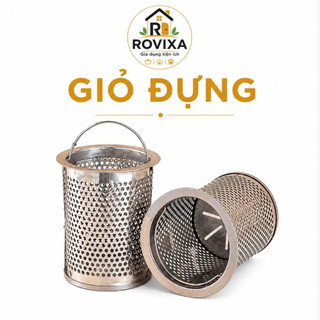 Nắp Đậy Bồn Rửa Chén Inox Chống Mùi Hôi, Chặn Côn Trùng, Đậy Miệng Thoát Nước Bồn Rửa