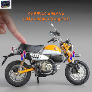 Mô Hình Xe Moto Honda Monkey 125 Tỷ Lệ 1:9 Hợp Kim Cao Cấp – Xe Mô Tô Mini Cổ Điển,Đồ Chơi Sưu Tầm