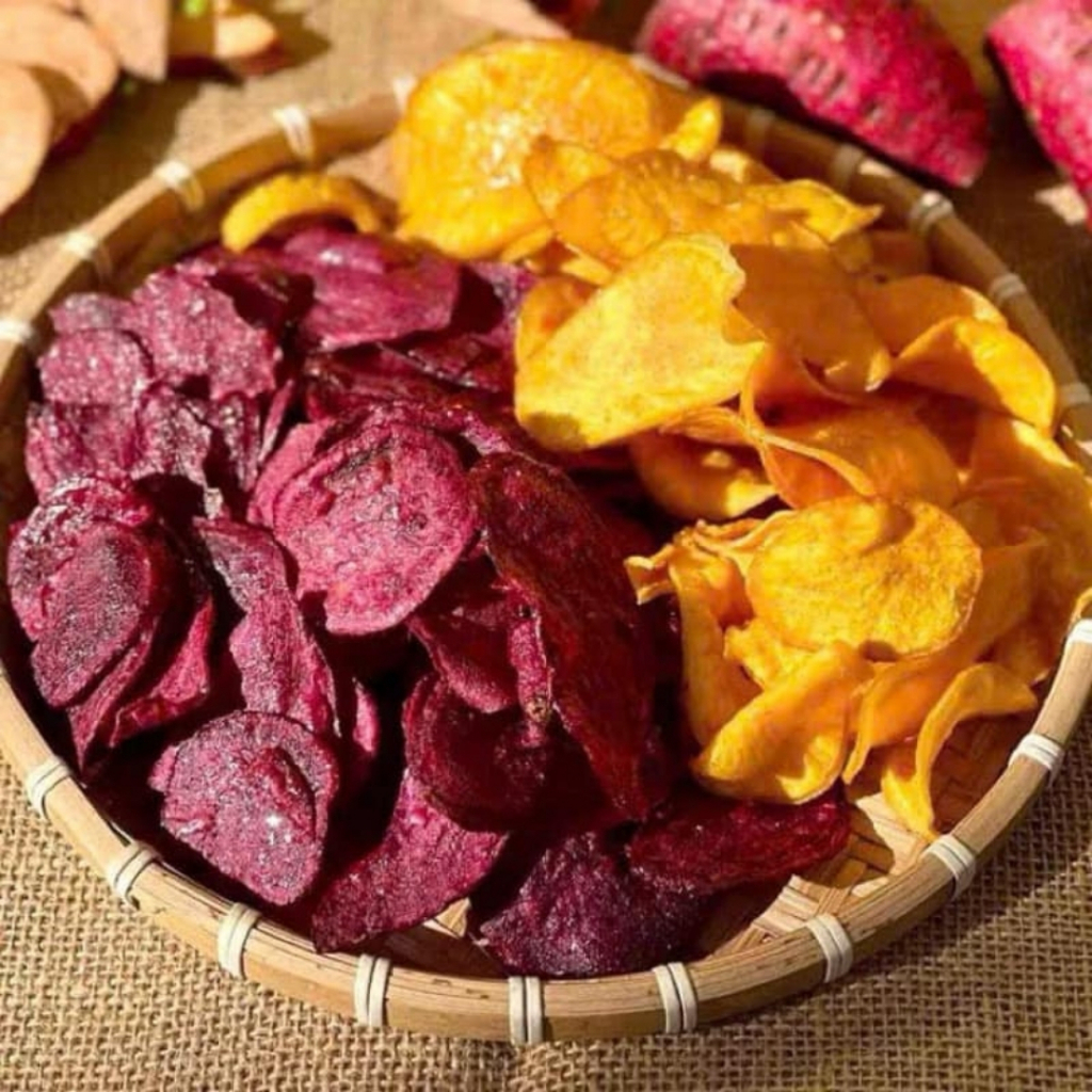 🍠 KHOAI LANG TÍM SẤY MẬT ONG AMAI - LOẠI 1 NGUYÊN CHẤT - NGỌT DỊU TỰ NHIÊN - NÔNG SẢN SẠCH HEALTHY