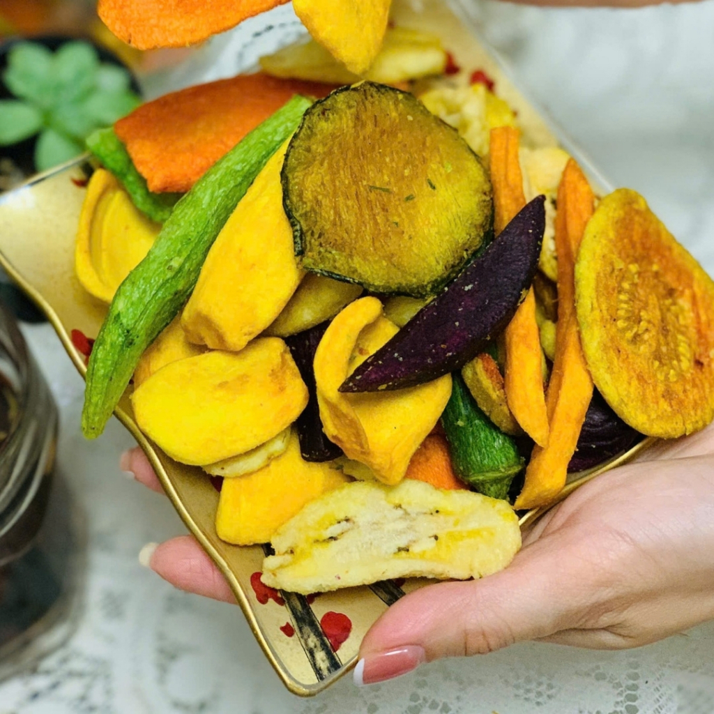 RAU CỦ SẤY GIÒN THẬP CẨM AMAI - NGUYÊN CHẤT LOẠI 1- KHÔNG ĐƯỜNG, GIÒN TAN- TỐT CHO SỨC KHỎE