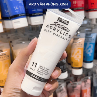 Màu acrylic studio Pebeo 100ml cao cấp, tuýp màu vẽ mỹ thuật chuyên dụng