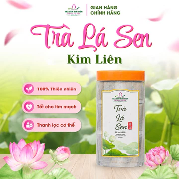 Trà lá sen Kim Liên túi lọc | Trà sen Diệu Minh | Trà sen Quê Bác - chuẩn vị xứ Nghệ | Thơm ngon | Hũ 300g