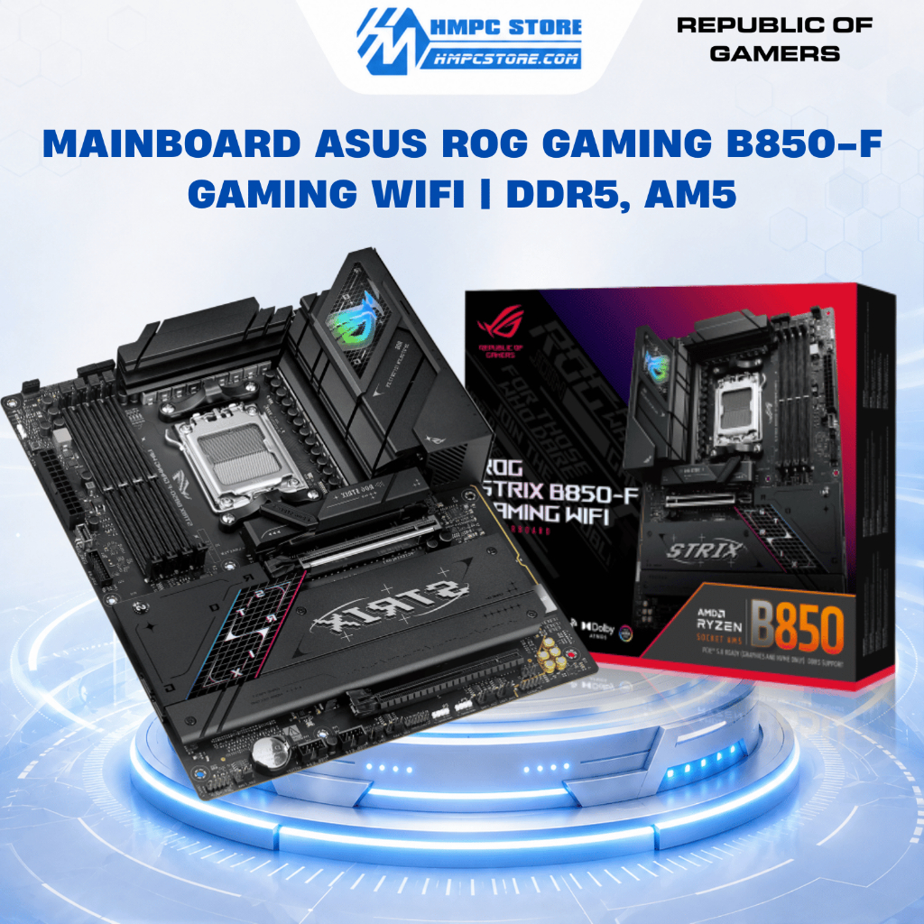 Mainboard ASUS ROG GAMING B850-F GAMING WIFI | DDR5, AM5, BH 36 tháng