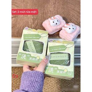 MÚT RỬA MẶT TẾ BÀO THỰC VẬT AMORTALS – LÀM SẠCH SÂU, MỀM MẠI CHO LÀN DA