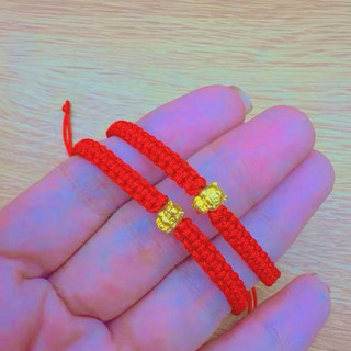 Vòng chi đỏ ngựa V24k Hoàn Khắc- Có giấy đảm bảo vàng kèm theo