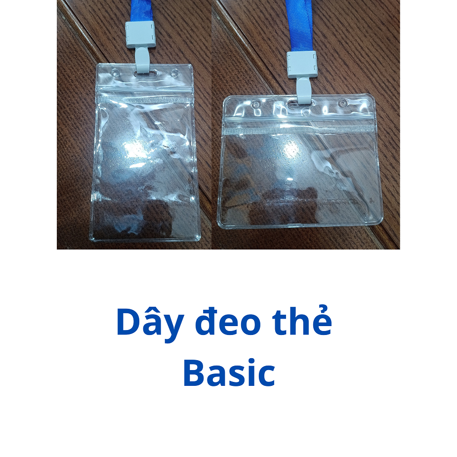 Combo 20 Bộ thẻ và dây đeo cho nhân viên văn phòng,học sinh,sinh viên, bao đựng thẻ tên ngang và dọc giá rẻ A001B001