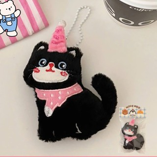 MÓC KHÓA BÔNG MÈO ĐEN CUTE MINI – PHỤ KIỆN TREO TÚI XÁCH, BALO SIÊU DỄ THƯƠNG