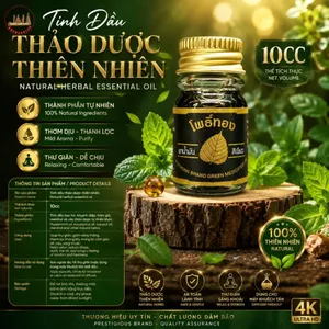 Dầu Nước lá bồ đề nhí Thái Lan 5cc – Nhỏ Nhưng Tiện, Dùng là thích