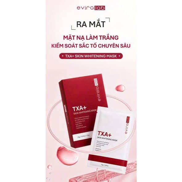 Q33_ Mặt nạ TXA+ Skin Whitening Mask Eviralab