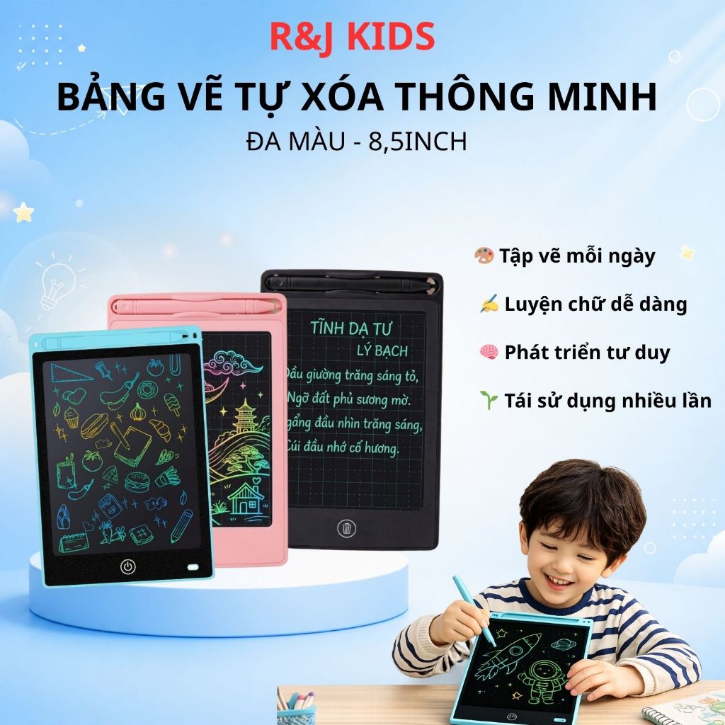 Bảng Vẽ LCD Thông Minh Cho Bé Bảng điện tử  Bảng Cảm Ứng Cho Bé Học Tập Thúc Đẩy Tư Duy Sáng Tạo cho Bé