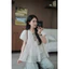 Áo voan tơ tay bồng dáng babydoll xòe dành cho các nàng tiểu thư