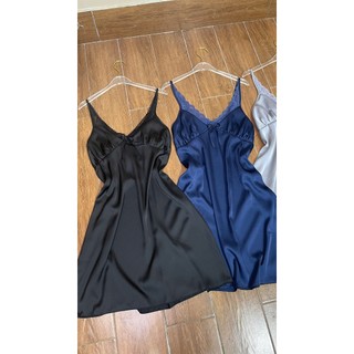 Váy ngủ lụa latin phối ren xinh 40kg -70kg