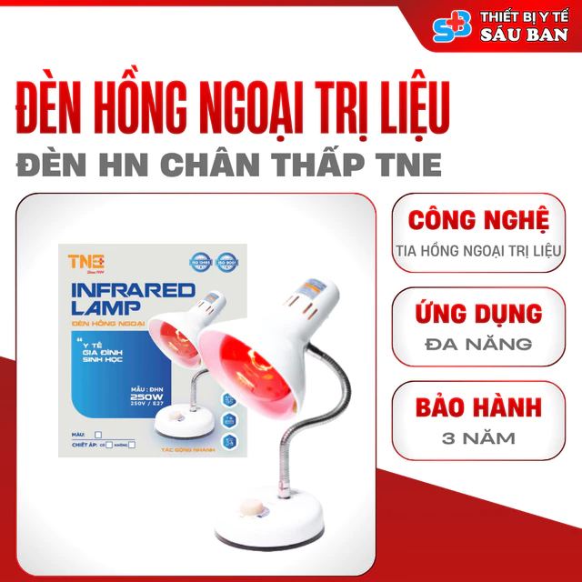 Đèn Hồng Ngoại Chân Thấp TNE - Đèn Hồng Ngoại Chân Thấp Medilamp - Đèn Hồng Ngoại Trị Liệu