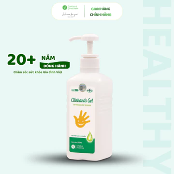 Gel Rửa Tay Khô Sát Khuẩn Clinhands Gel 500ml – Diệt Khuẩn 99.99%, Tiện Lợi, Không Cần Rửa Lại