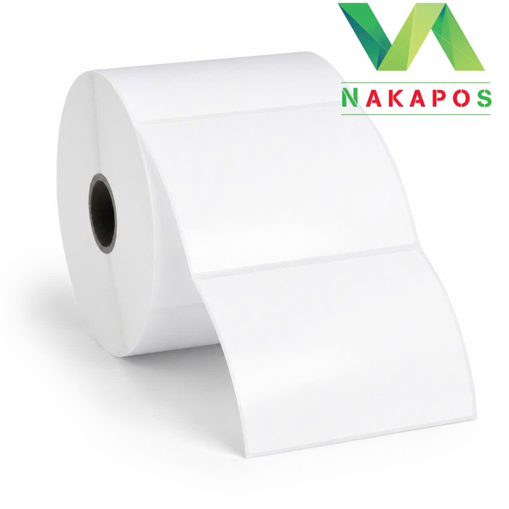 Giấy in tem mã vạch 100×80mm decal nhiệt 100x80 giấy nhiệt 100*80 giấy in đơn hàng dán được 10*8 tem vận chuyển 100x75