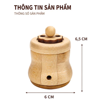 [Tặng 10 ngải hoa rum+Dụng cụ vệ sinh] Bình Cứu Ngải Hồ Lô Đá Bian–Dụng Cụ Cứu Ngải, Cạo Gió, Massage Mặt & Body