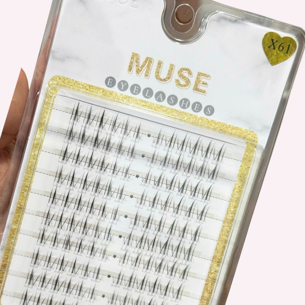 LeeVelvetLashes MUSE X61 Lông Mi Dưới Chất liệu nhẹ, không gây nặng mí