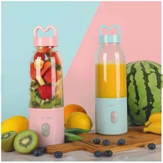 Máy Xay Sinh Tố Cầm Tay Meet Juice 500ml mini, Máy Xay Cầm Tay Đa Năng Xay Đá Viên, Các Loại Hoa Quả
