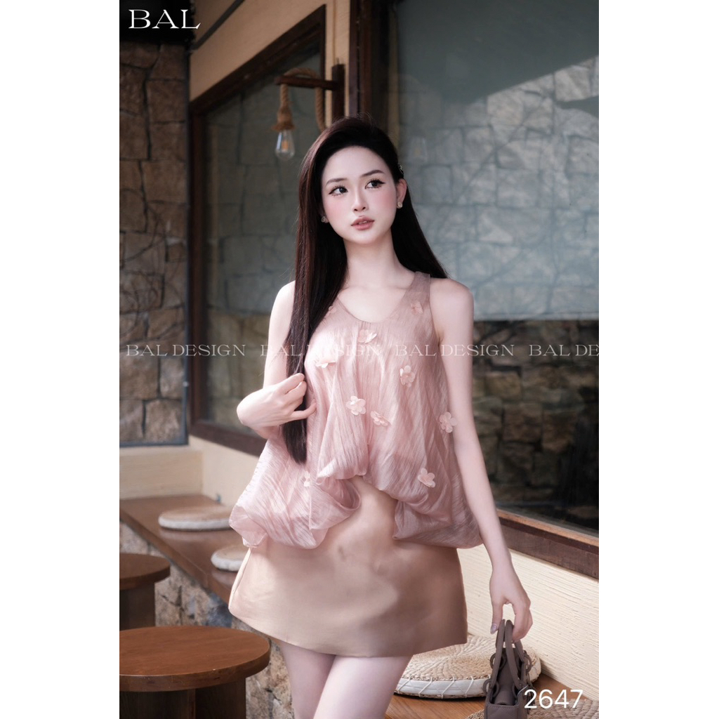 SET TƠ ĐÍNH HOA CHÂN VÁY TACTA by THƯ VÁY THIẾT KẾ 👗