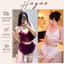 HT147 Bộ ngủ sexy phối ren ren xẻ trước dây buộc gợi cảm,đồ ngủ lụa sexy mặc nhà HT147