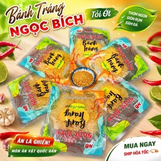 [Combo 8 bịch ] Bánh Tráng Ngọc Bích Ăn Liền Siêu Ngon Cay Mặn Ngọt Vừa Vị Đặc Sản Tây Ninh