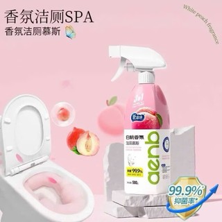 Chai xịt toilet tạo bọt hương đào trắng TDG xịt tẩy mousse 500ml làm sạch bồn cầu gạch men nhà tắm HH599