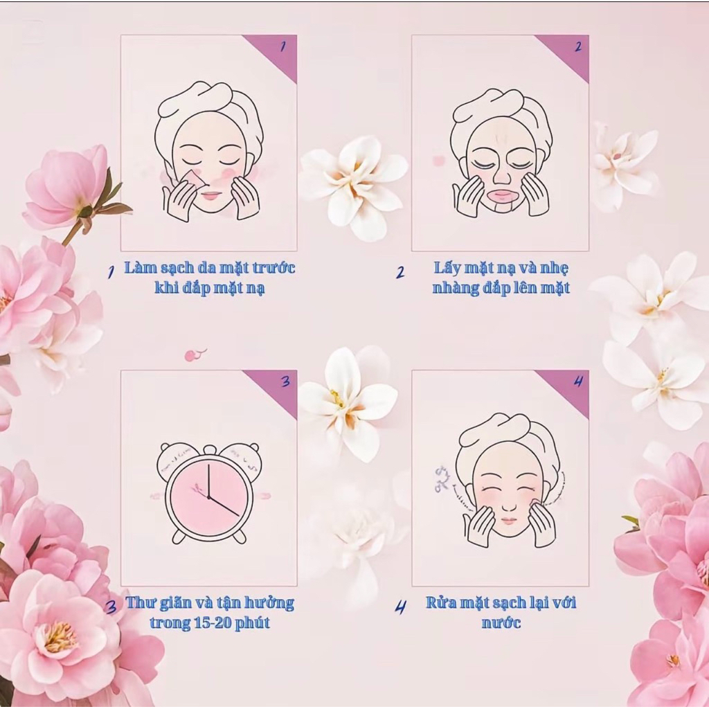 Combo 30 Miếng Mặt Nạ Vitamin C Giảm Nám, Mờ Thâm, Giảm Tàn Nhang, Lão Hoá Cho Da Skin Mark ALOHA