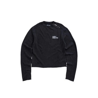 DISTRESSED WAFFLE SWEATER / ÁO SWEATER / GAMBLE WORLDWIDE