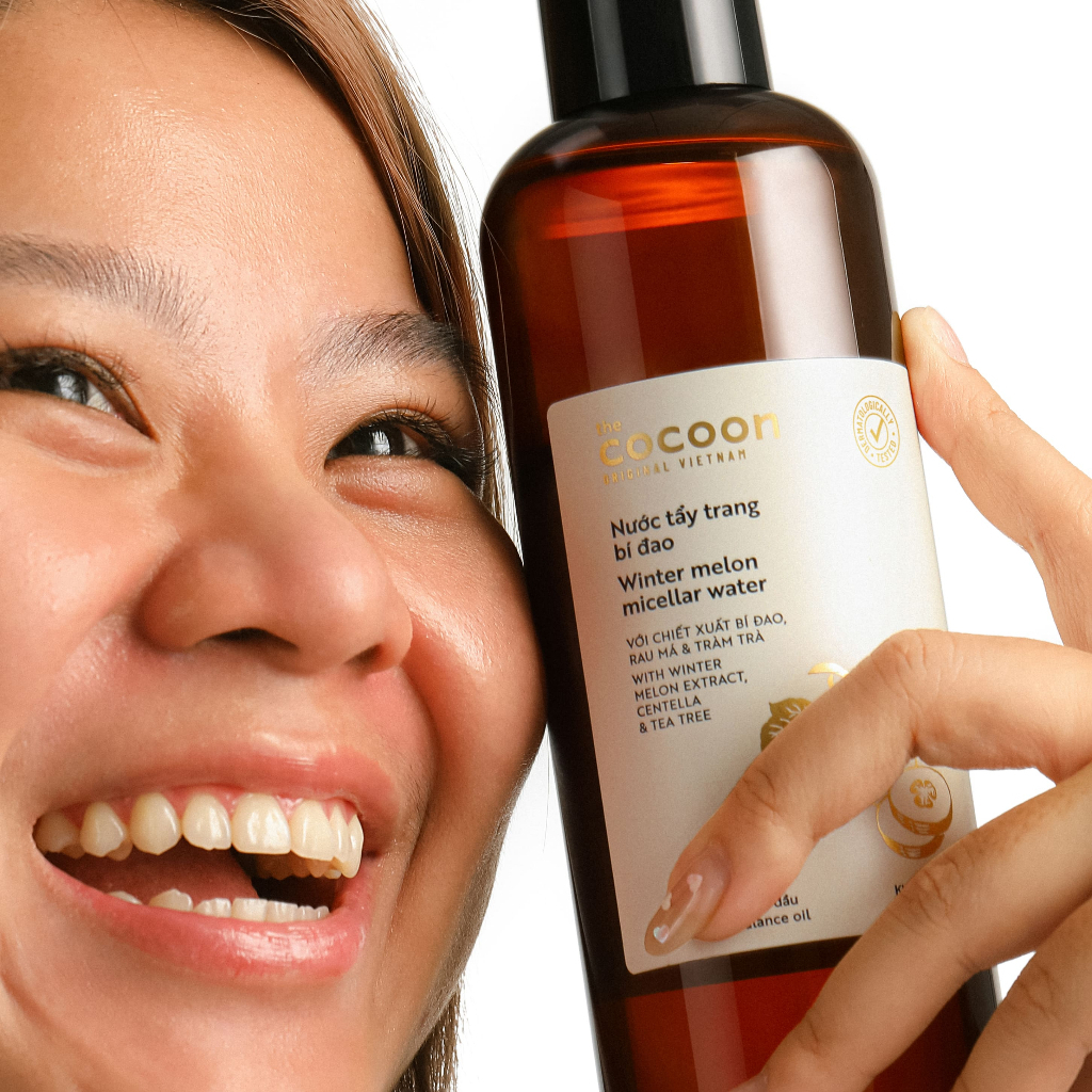 Nước tẩy trang bí đao Cocoon tẩy sạch makeup & giảm dầu 50, 140ml, 500ml