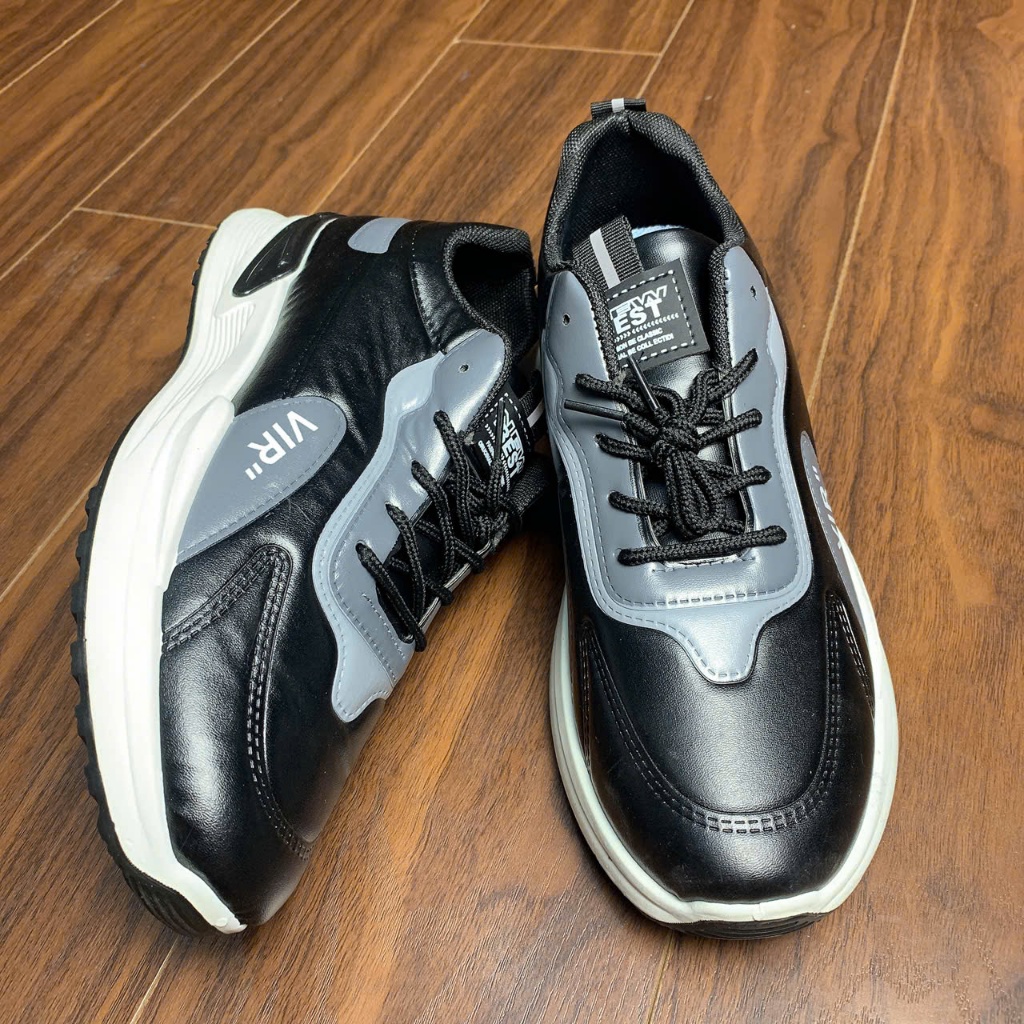 Giày Thể Thao Nam Đế Bằng, Sneaker Học Sinh Đi Chơi, Đi Học, Phong Cách Hàn Quốc