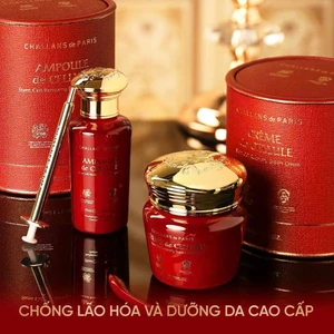 S10_ Set dưỡng da tế bào gốc cao cấp Hàn Quốc Challans de Paris Ampoule & Cream de Cellule (Q16+Q19)