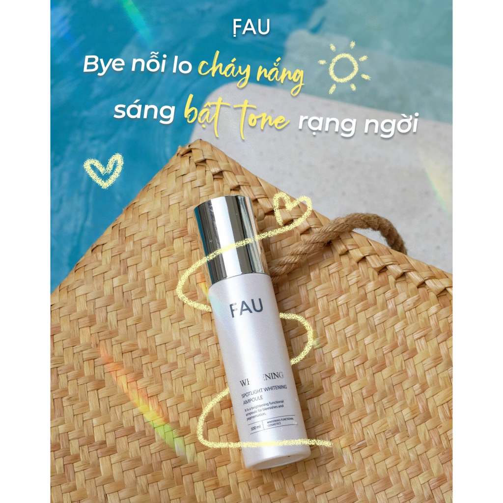 Tinh chất dưỡng da sáng mờ thâm, trắng mướt mịn FAU Spotlight Whitening Ampoule (100ml)