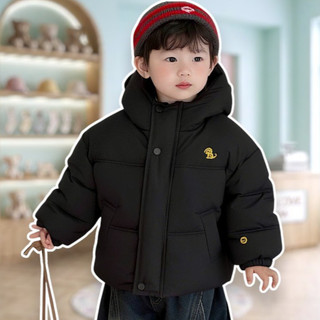 Áo Khoác Phao KOREA K3 Trẻ Em Lông Cừu Siêu Nhẹ Giữ Ấm Có Mũ Chống Gió Cho Bé Trai Bé Gái 6-40Kg
