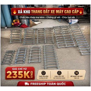 Cầu dắt xe máy gấp gọn - thông minh - tiện lợi - đầy đủ kích thước ( Có tặng kèm ốc vít nở)