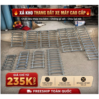 Cầu dắt xe máy gấp gọn - thông minh - tiện lợi - đầy đủ kích thước ( Có tặng kèm ốc vít nở)