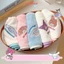 Set 5 khăn mặt kuromi cho bé kích thước 29x29cm siêu mềm mại thấm hút tốt