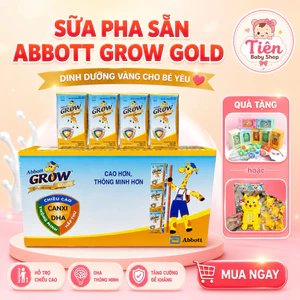 Sữa Pha Sẵn Abbott Grow Gold Thùng 48 Hộp - Chính Hãng - Date xa - Kèm quà cho bé