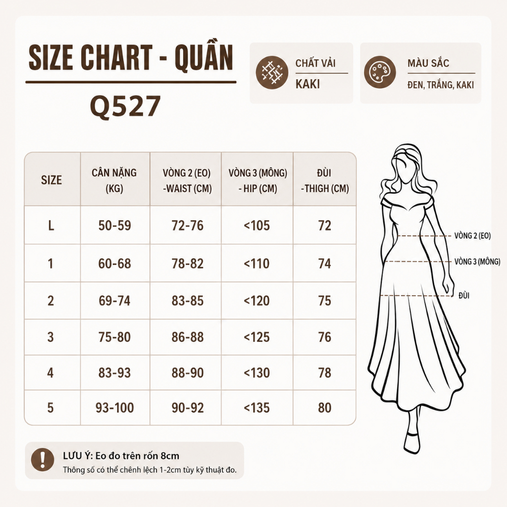 Quần Suông Nữ Bigsize Kaki Đứng Phom Ít Nhăn,Quần Dài Big Size Đi Học Đi Chơi Q527