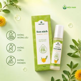 Son nách Mộc Nam - Khử mùi hôi nách, ngăn tiết mồ hôi, mờ thâm nách thảo mộc (10ml)