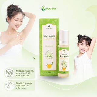 Son nách Mộc Nam - Khử mùi hôi nách, ngăn tiết mồ hôi, mờ thâm nách thảo mộc (10ml)