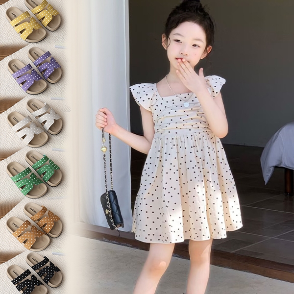 Dép một dây chéo bé gái nhiều màuđa năng,đế chống trượt cao cấp,dùng ở nhà tắm,đi học và đi dã ngoại