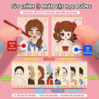 Bộ tranh cào xước kèm sticker DIY cho bé, đồ chơi thủ công sáng tạo cho bé trai bé gái