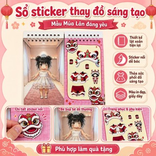 Sách cào tranh sticker ‘biến hình cô giáo chủ nhiệm’, tranh dán công chúa hoạt hình, đồ chơi giáo dục trí tuệ cho bé gái