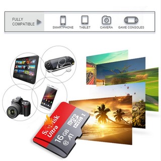 Thẻ Nhớ SanDisk Ultra 512 256 128 64 32GB MicroSDXC A1 Class 10 , Tốc Độ Đọc Lên Đến 150MB/s,Lưu Ảnh Video Ứng Dụng,