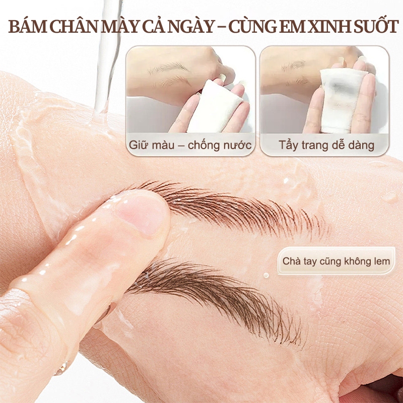 Bút kẻ lông mày, Chì xé kẻ mày, Chống thấm nước, Phẩy sợi, Sắc nét, Cực kỳ lâu trôi, Chuyên dùng cho Makeup