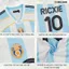 Áo Jersey Bóng Đá WC2026 RICXIE Số 10-ARG Nam Nữ - Thêu Nổi Cao Cấp, Thoáng Mát, Co Giãn Tốt, Form Boxy