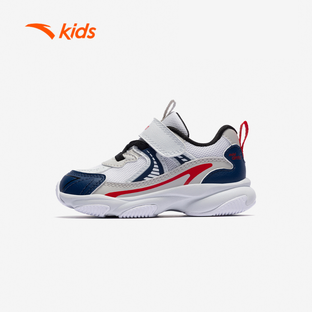 Anta Kids Giày Thể Thao Bé Trai Size 23-27 Êm Chân, Thoải Mái Vận Động A126C0004
