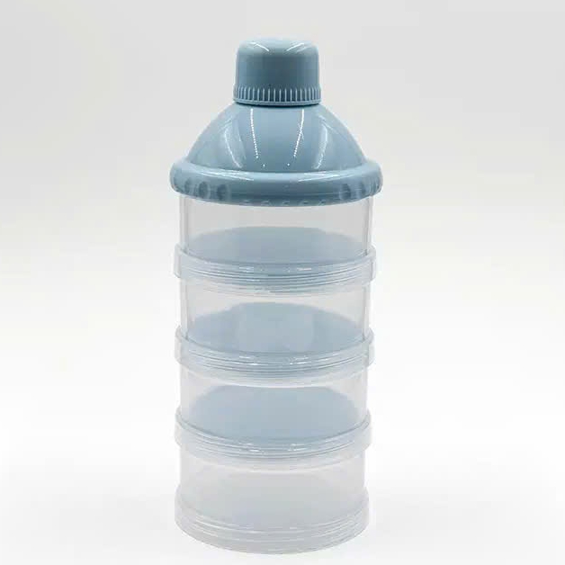 Hộp Chia Sữa 4 Ngăn Cho Bé Đựng Sữa, Đồ Ăn Dặm Và Hoa Quả Tiện Lợi Kháng Khuẩn DouDou Cho Bé A29